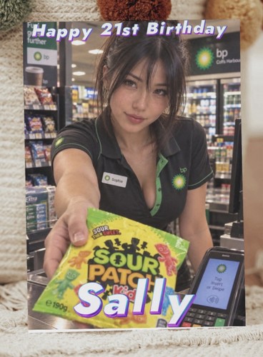 Sexy checkout girl - checkout,