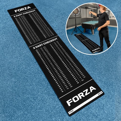 Forza darts checkout mat - darts, |