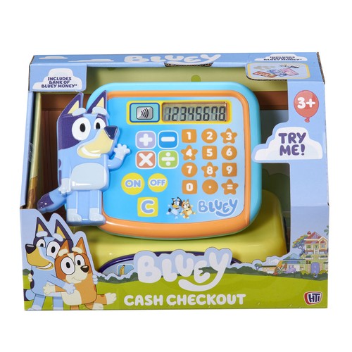 Bluey cash checkout - cash, playset