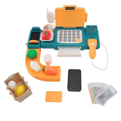 Cash register toy checkout - cash,