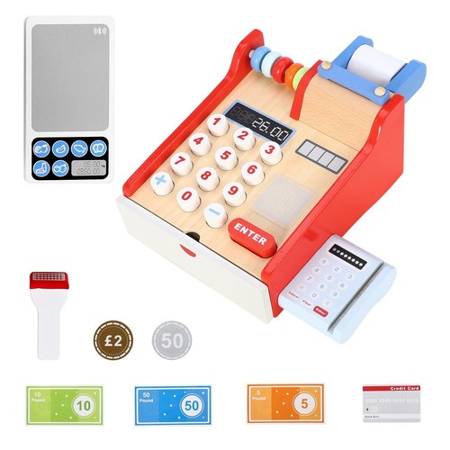 Soka wooden cash register - wooden,