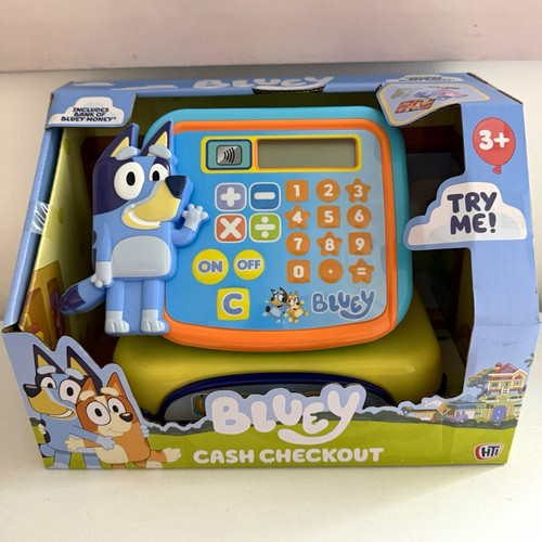 Bluey cash checkout toy till - bluey,
