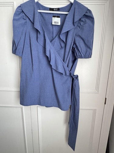 Quiz wrap around blouse - quiz,