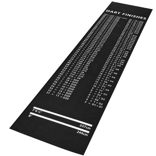 Dart mat with checkout - with,