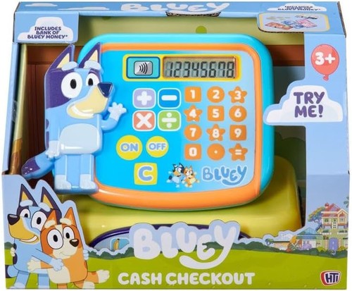 Bluey cash register checkout - bluey,