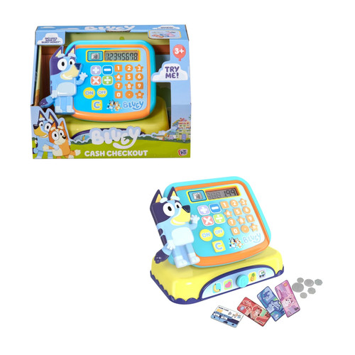 Bluey cash checkout - cash,