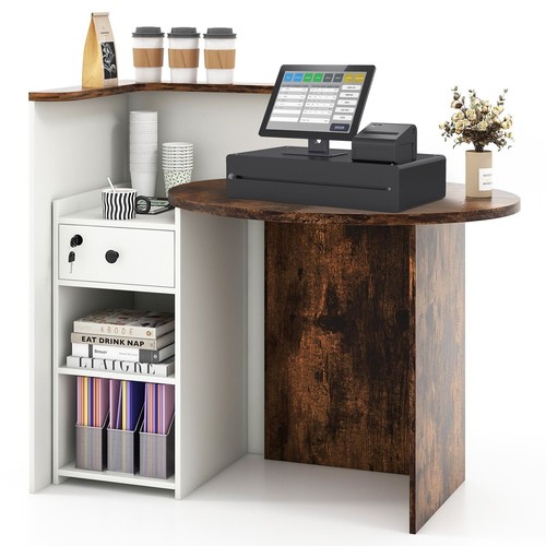Reception desk front - desk,