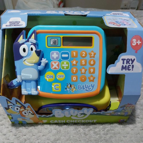 Bluey cash checkout - bluey, playset