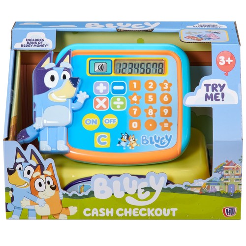 Bluey cash checkout playset - cash,