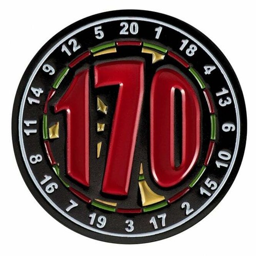 Darts 170 checkout pin - darts,