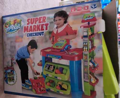 Supermarket checkout playset - supermarket,