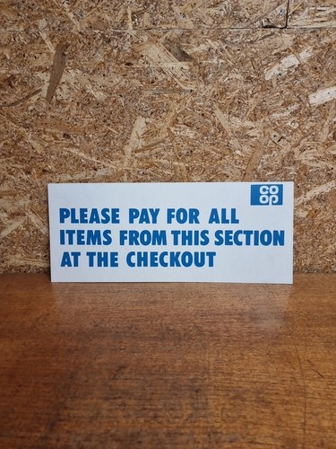 Vintage please pay - vintage,